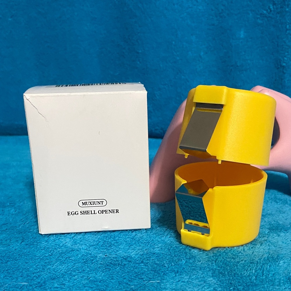 MUXIUNT Yellow Egg Shell Opener